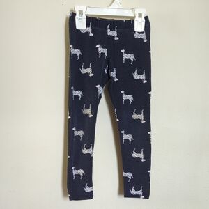 3 for $10 Bundle Sale! Oshkosh B'Gosh Navy Blue Dalmation Leggings Girls Size 5
